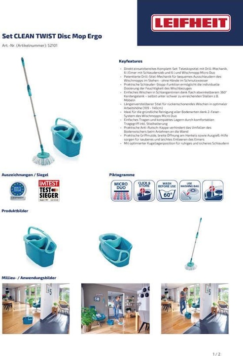 Actual product image Leifheit Clean Twist (1 pcs.)