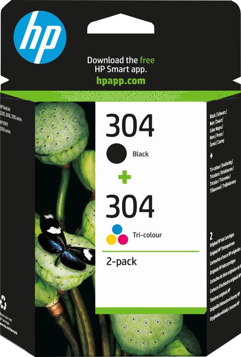 HP 304 2-Pack (M, C, Y, FC)