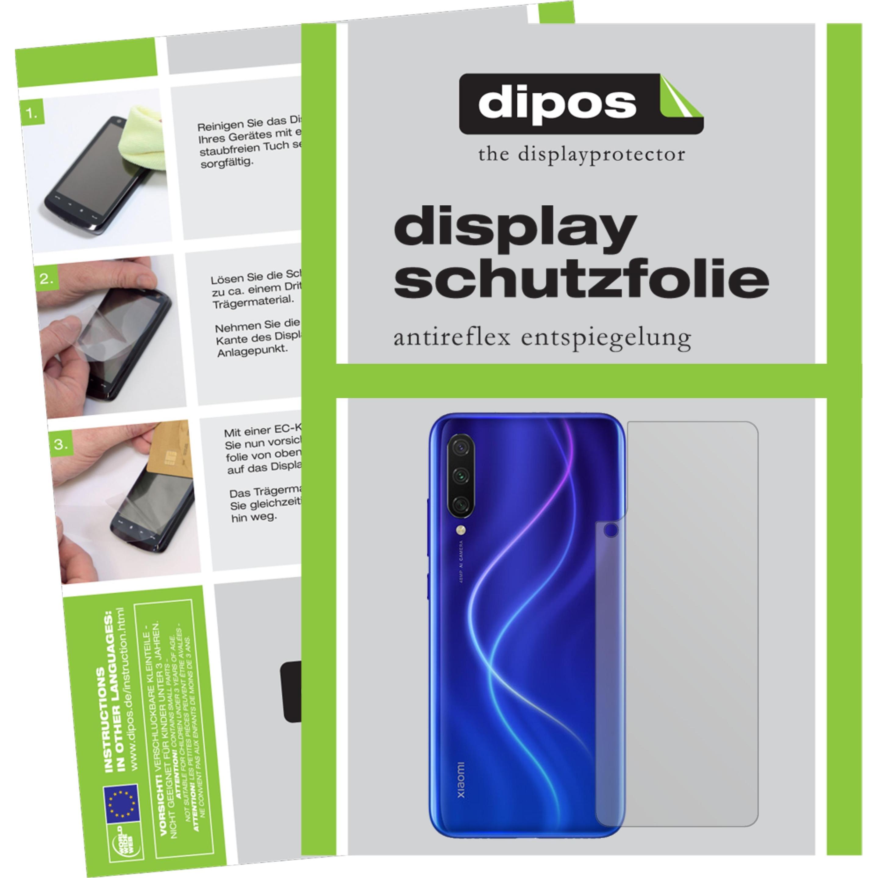 Dipos Displayschutzfolie Antireflex (6 Stück, Xiaomi Mi A3), Smartphone Schutzfolie, Transparent
