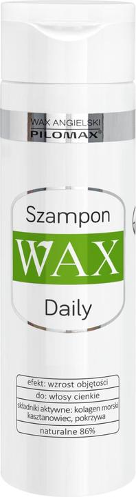 Pilomax Wax Angielski, Tägliches Shampoo für feines Haar, 200 ml – Lange Haltbarkeit! (200 ml, Flüssiges Shampoo)