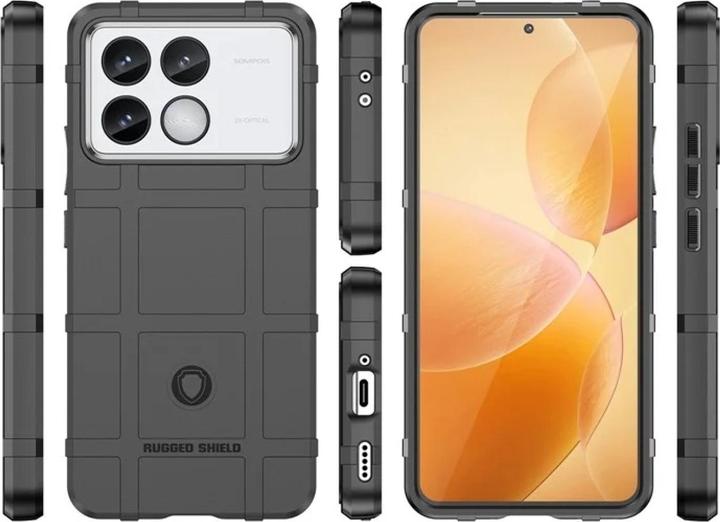 Actual product image Screenguard Xiaomi Poco F6 Pro Rugged Shield Cover (Xiaomi Poco F6 Pro)