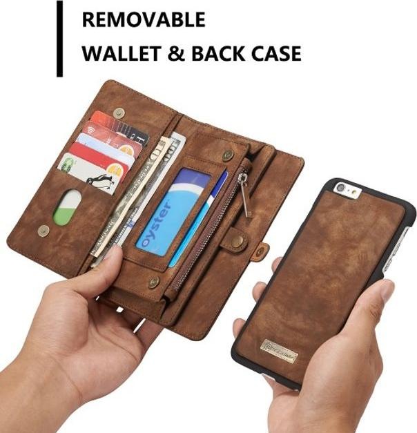 Immagine prodotto Caseme Portafoglio in pelle con copertura in plastica (Apple iPhone 7 Plus, Apple iPhone 8 Plus)