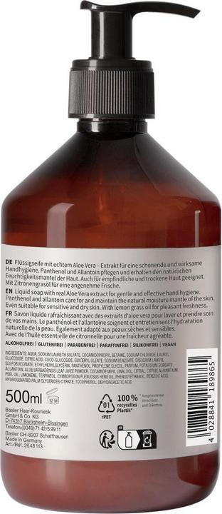 Produktbild Basler Premium Aloe Vera Handwash (Flüssigseife, 500 ml)