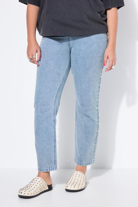 Immagine prodotto Studio Untold Mom jeans con cinque tasche e perline (48)