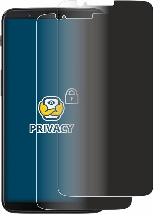 Actual product image BROTECT Anti-spy privacy film Blue light protection film (2 Piece, OnePlus 5T)
