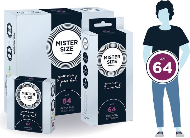 Productafbeelding Mister Size Puur gevoel (36 Pcs.)