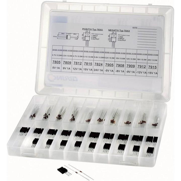 Image du produit Tru Components Assortiment de diodes/régulateurs de tension