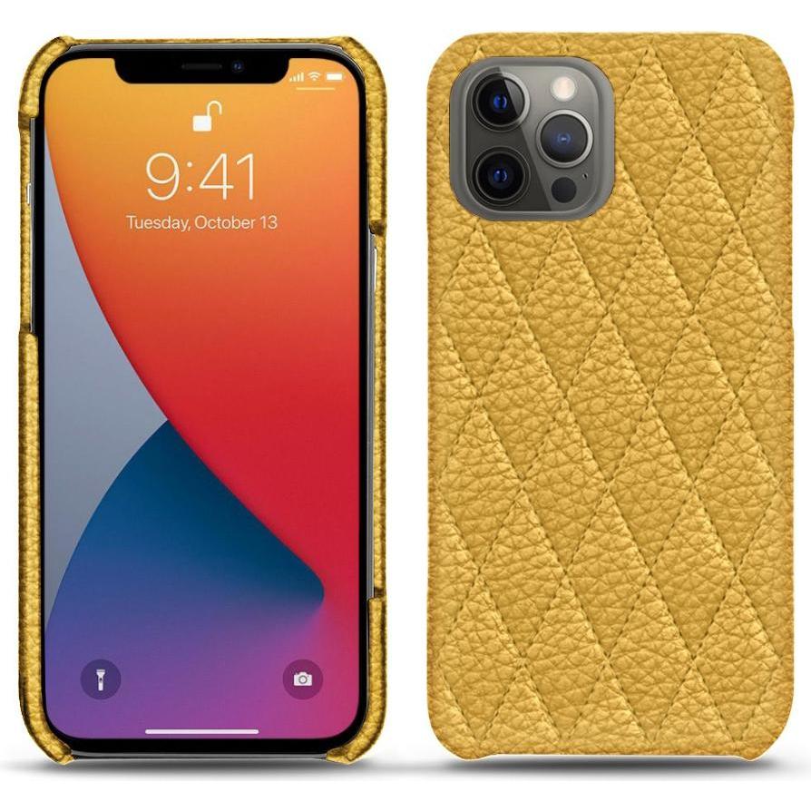 Noreve Lederschutzhülle (Apple iPhone 13 Pro), Smartphone Hülle, Orange