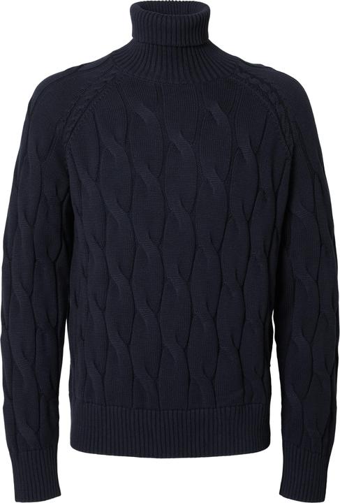 Selected Slhcallo Ls Knit Relaxed Cable Roll Neck (XXL)