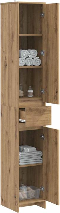 Actual product image vidaXL Badezimmerschrank (33 x 30 x 190 cm)