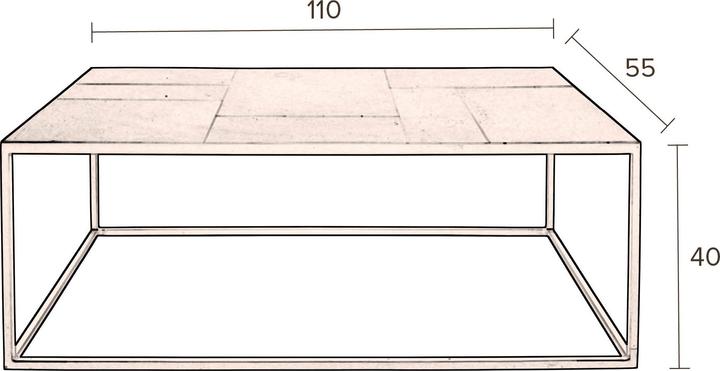 Actual product image Dutchbone Lee (110 x 55 x 40 cm)