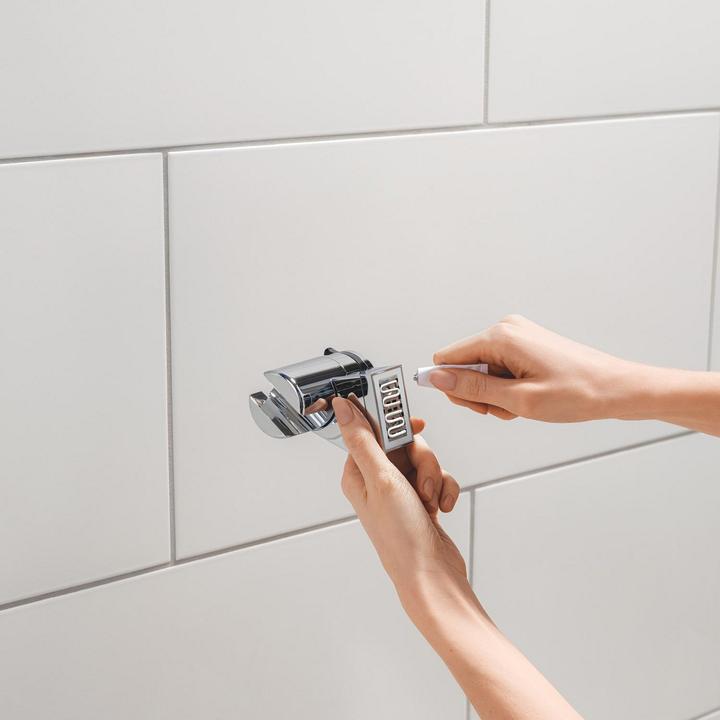 Produktbild Grohe Precision Feel QuickFix Thermostat-Duscharmatur und Vitalio Start 110 Brausestangenset, Länge 600mm