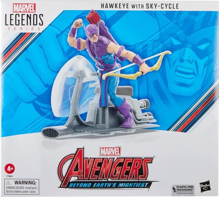Image du produit Hasbro Avengers Marvel Legends figurine Hawkeye with Sky-Cycle 15 cm