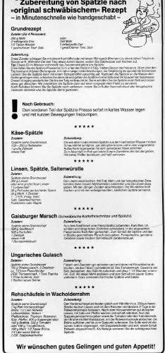 Produktbild Kull Spätzlepresse