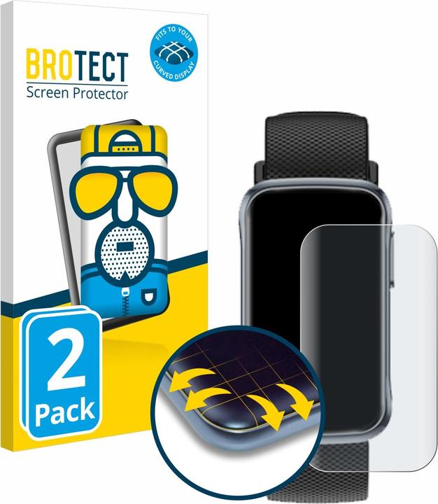 Produktbild BROTECT Fullscreen Schutzfolie Displayschutz Folie Matt Entspiegelungsfolie