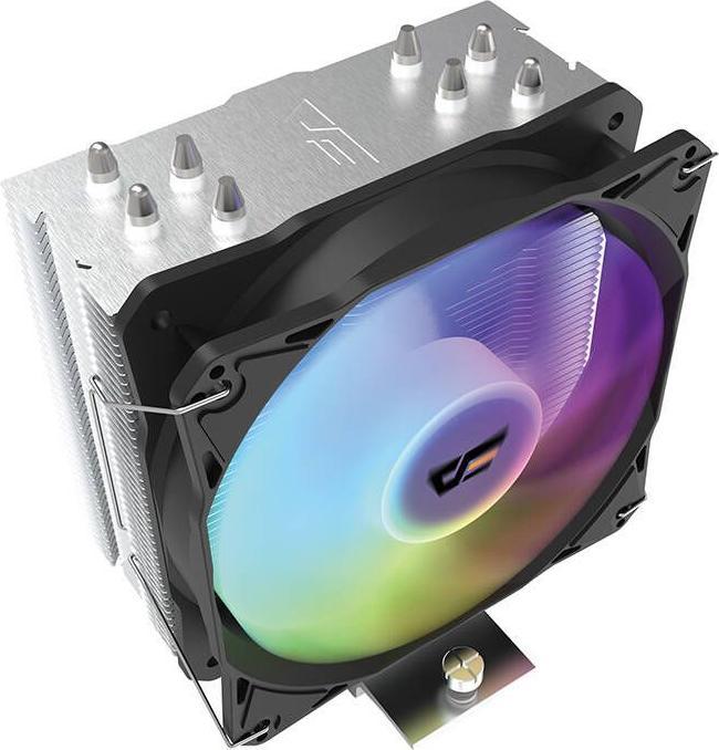 Actual product image Darkflash Tech CPU active cooling Z4 LED (155 mm)