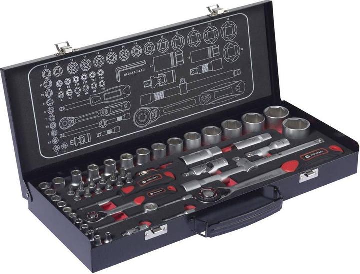 Toolcraft Umschaltknarren-Set (1/4", 1/2")