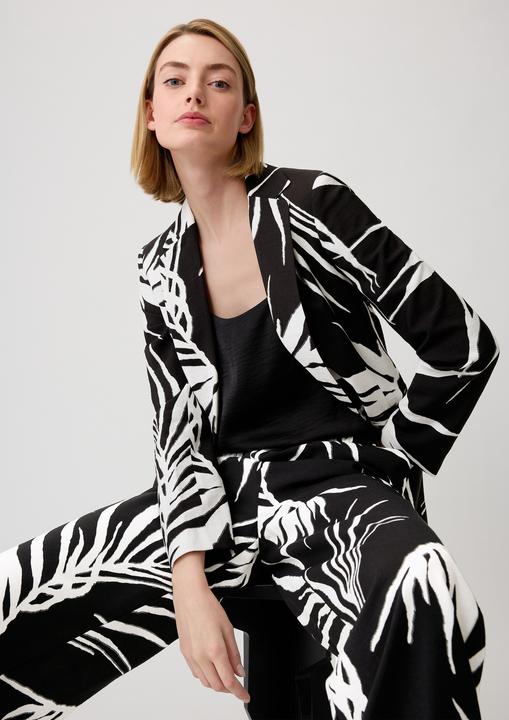 Image du produit Comma Indoor-Blazer Gemusterter Blazer aus Viskosemix (34)
