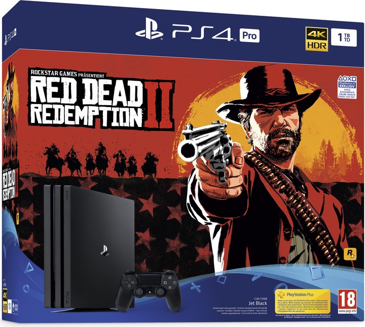 Sony Playstation 4 Pro 1TB + Red Dead Redemption 2