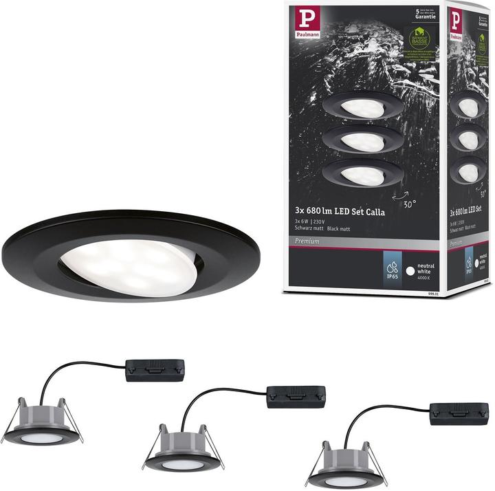 Produktbild Paulmann Einbauleuchte Calla Set (680 lm)