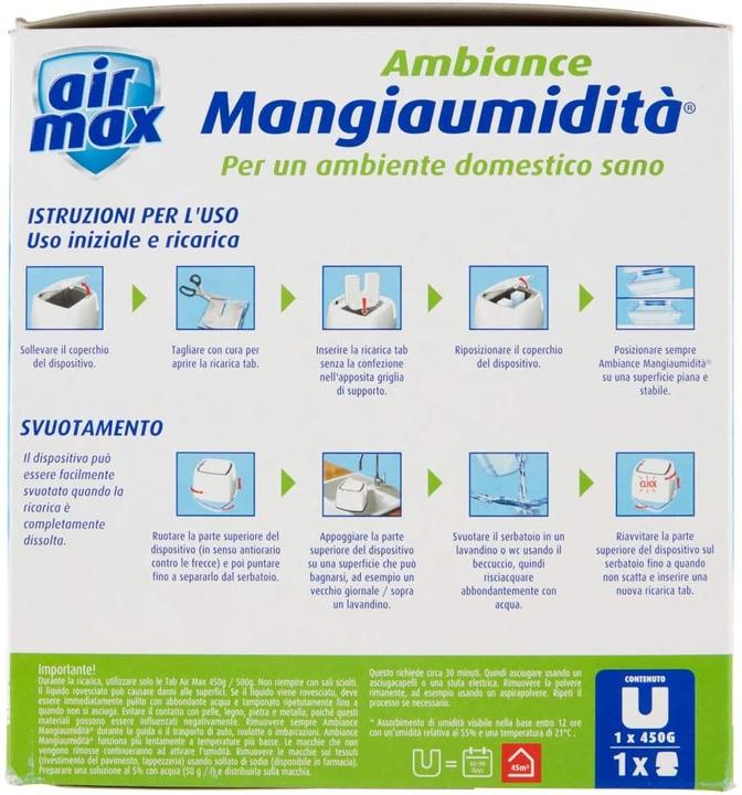 Actual product image UHU Airmax Ambiance Kit + Tab Magnet Moisture Eater 450g
