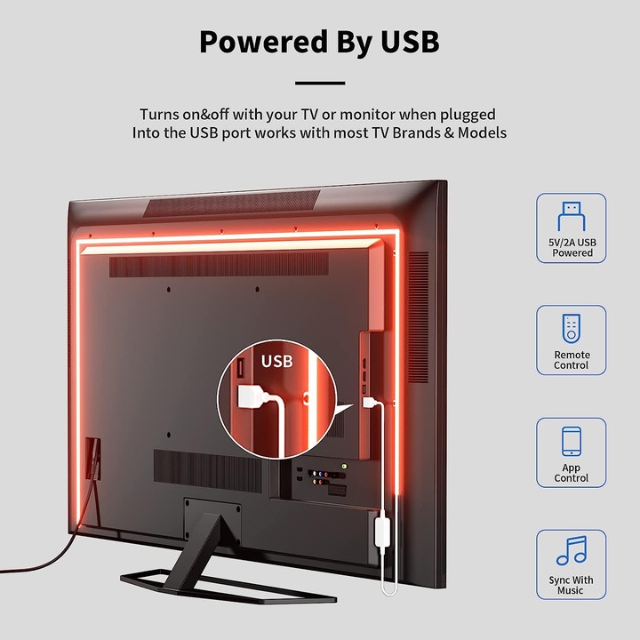 Produktbild Lumina Swiss TV Ambilight SmartColor (RGB, 150 cm, Indoor)