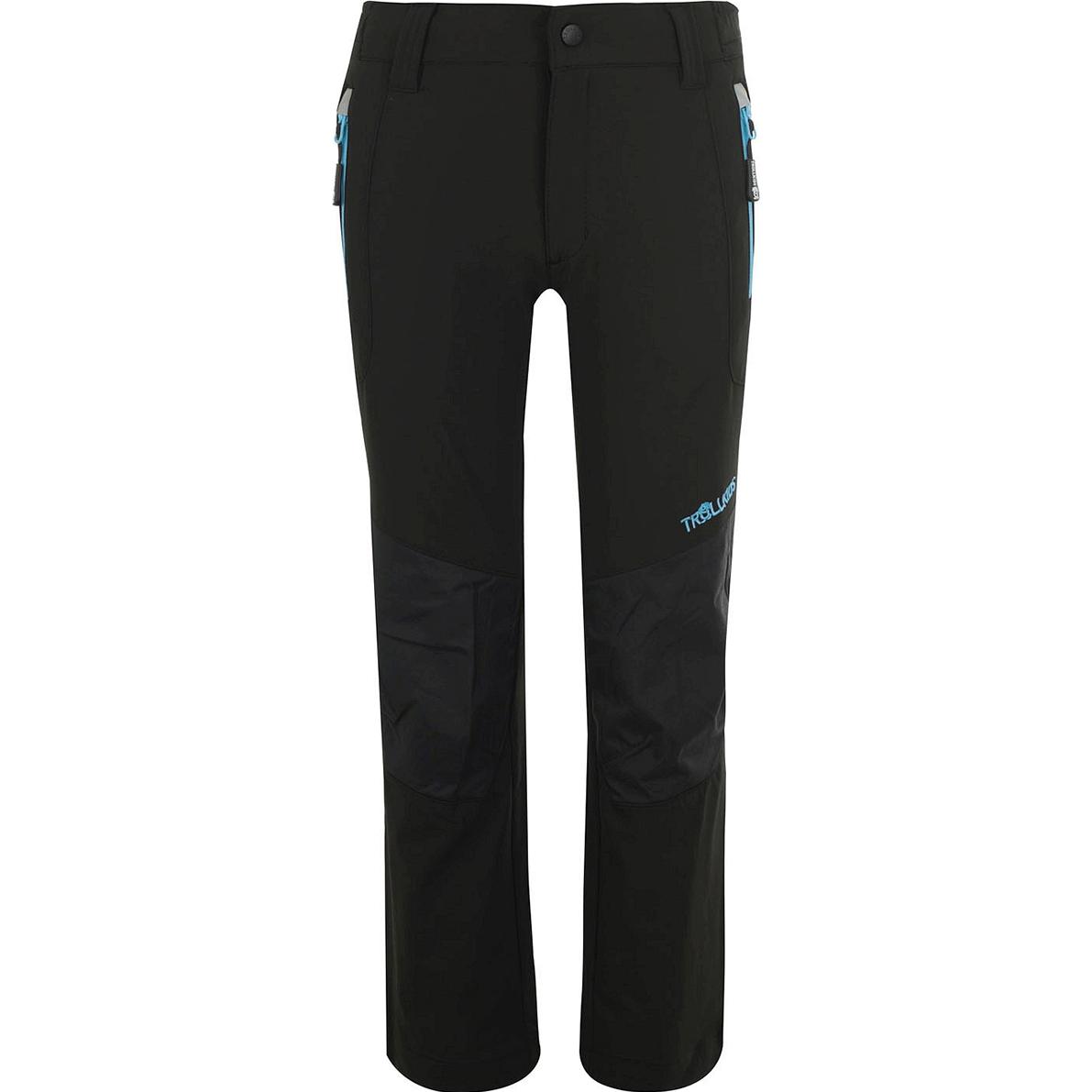 Trollkids, Unisex, Outdoorhose, Lysefjord Hose (134), Schwarz, 134