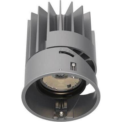Ideal lux, Wandleuchte + Deckenleuchte, ZEUS LED Einbauleuchte 13W ⌀56mm Grau warmweiss 324807 (980 lm)