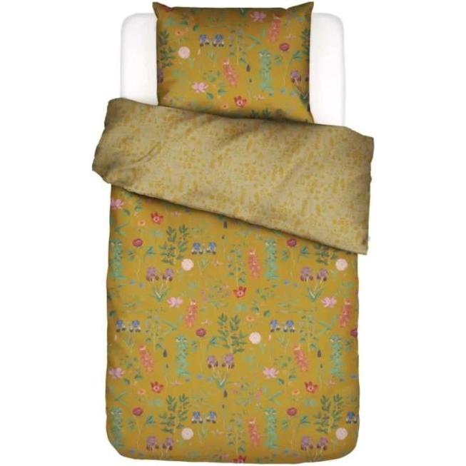 Essenza, Biancheria da letto bambini, Calendula Kwiat ochrowy 140x200+60x63