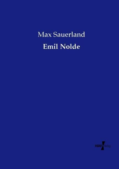 Produktbild Emil Nolde (Deutsch, Max Sauerlandt, 2014)
