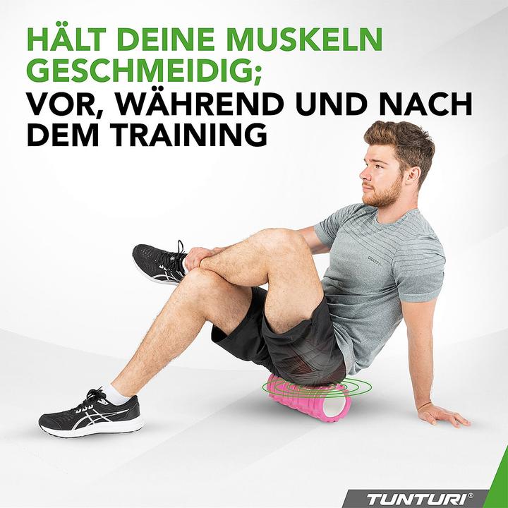 Produktbild Tunturi Yoga Schaumblock Massageroller 33 cm Pink (13 cm)