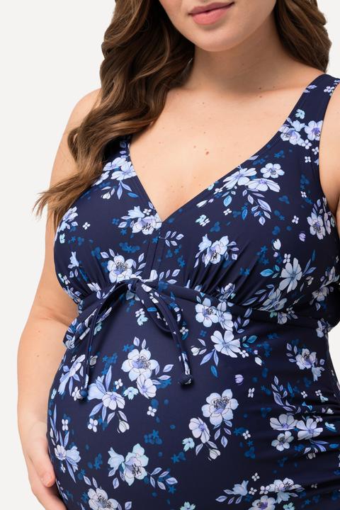 Immagine prodotto Ulla Popken Bellieva Badeanzug, Umstandsmode, Softcups, Blüten Print (46)