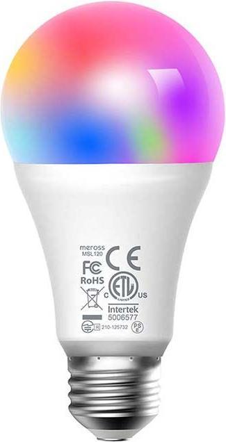 Actual product image Meross Smart Wi-Fi LED Bulb MSL120 (B22, 810 lm, 2 x)