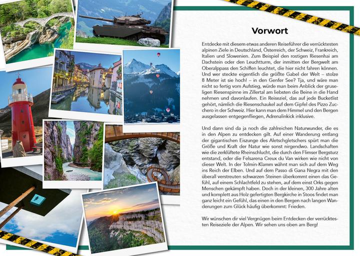 Produktbild Böck:Verrückteste Reiseführer f.Alpen (Deutsch, Corinna Böck, Daniel Wiechmann, 2025)