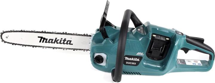 Produktbild Makita DUC 353 RT2 Akku Kettensäge 36V ( 2x18V ) Brushless 35 cm + 2x 5,0 Ah Akku + Ladegerät (Akku Kettensäge)