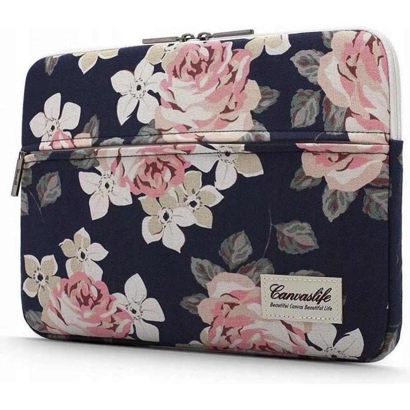 Canvaslife Navy rose (17", Universal), Notebooktasche, Blau