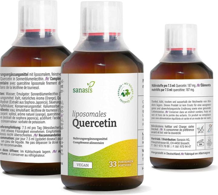Produktbild Sanasis Liposomales Quercetin (1 Stück, Flüssigkeit, 320 g)
