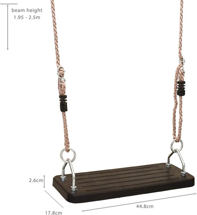 Image du produit Garden Games Siège de balançoire en caoutchouc robuste