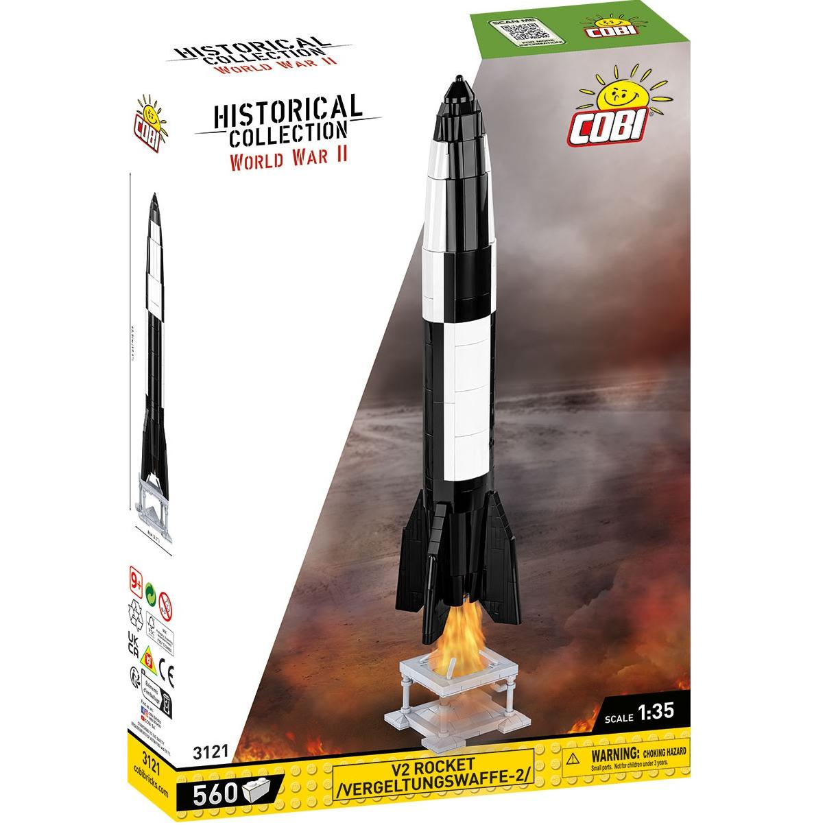 Cobi 3121 - 600 PCS HC WWII 3121 V2 ROCKETVERGELTUNGSWAFF (COBI-3121)