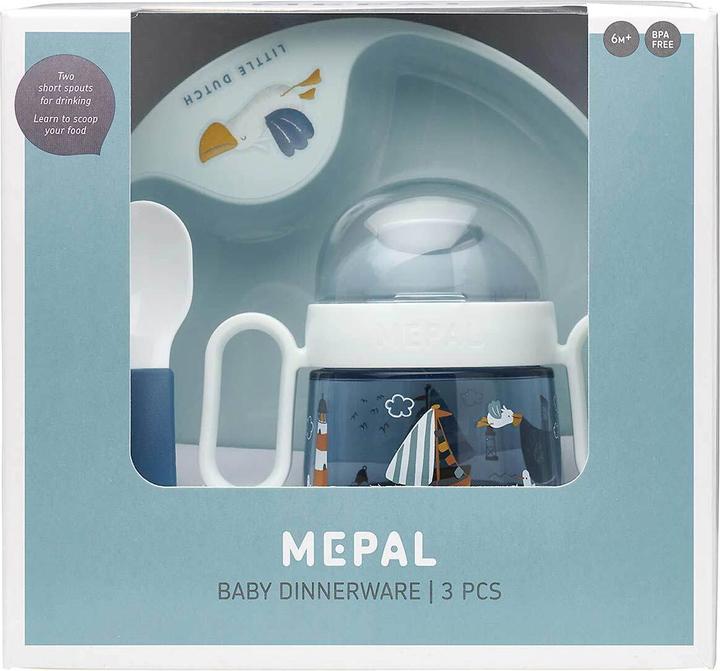 Produktbild Mepal Little Dutch Sailors Bay Babyservies 3dlg