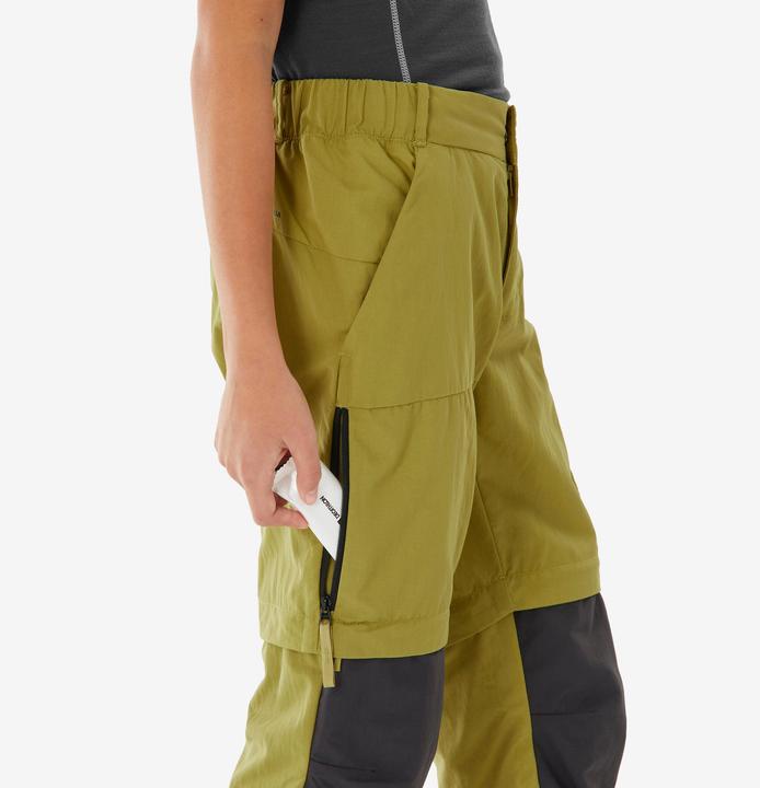 Actual product image Quechua Zip-Off-Hose Kinder Gr. 123–172 Wandern - MH500 khaki (140)