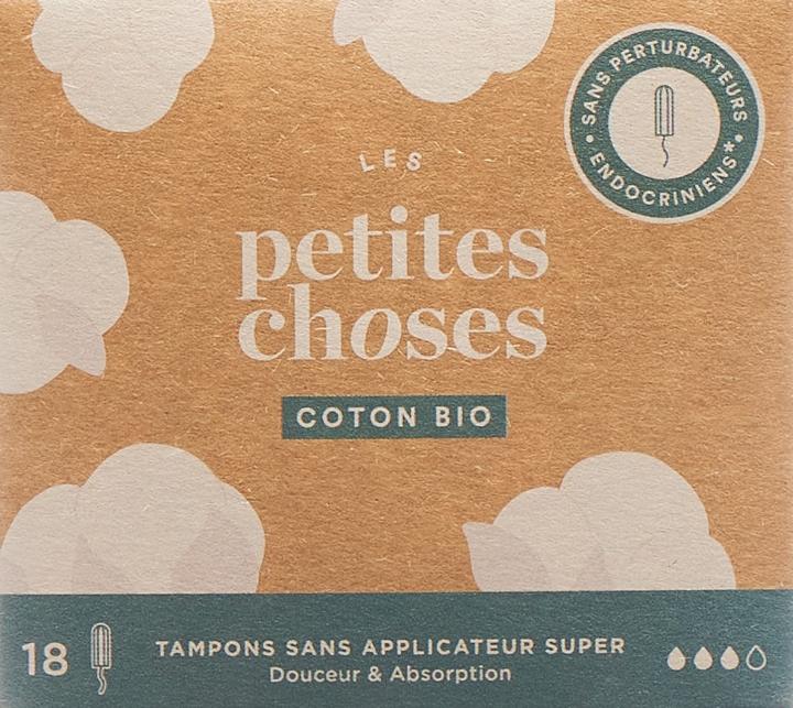 Produktbild Les Petites Choses Tampons super Bio (18 x)