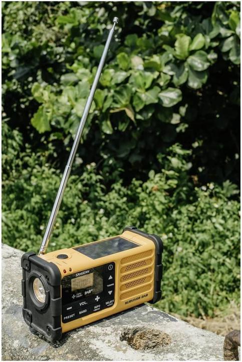 Produktbild Sangean MMR-88 DAB+ (USB-C) gelb Notfall/Kurbel/Solar Radio (DAB+, Bluetooth, WLAN)