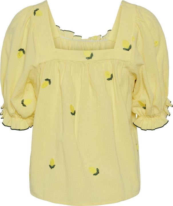 Actual product image Pieces PCSELENA Oberteil mit kurzen Ärmeln (L)