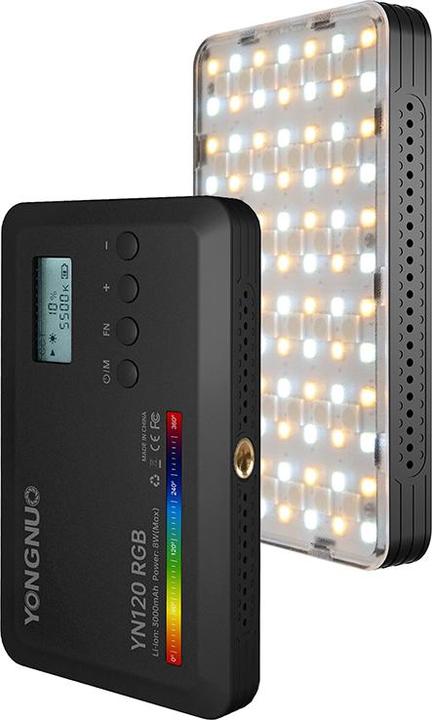 Actual product image Yongnuo video light LED YN120 RGB WB (Video light)