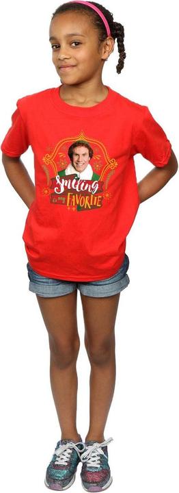 Immagine prodotto Elf Buddy Smiling Maglietta Ragazze (128)