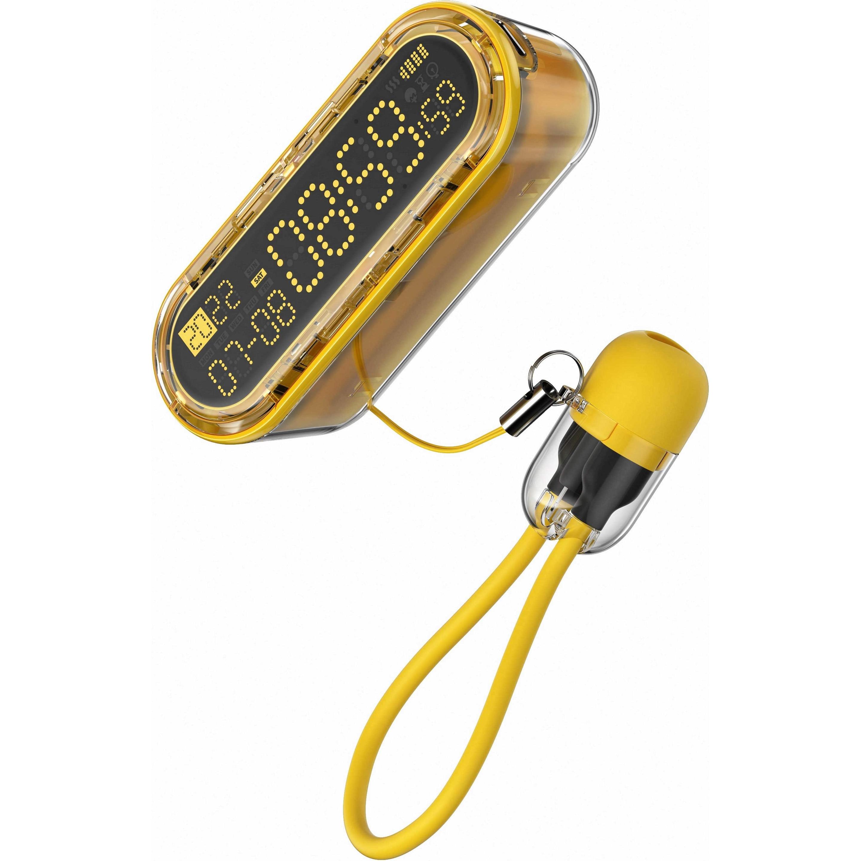 Sharge Capsule Gravity (5000 mAh, 20 W, 18.50 Wh), Powerbank, Gelb