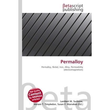 Permalloy, Fachbücher von Lambert M. Surhone, Miriam T. Timpledon, Susan F. Marseken
