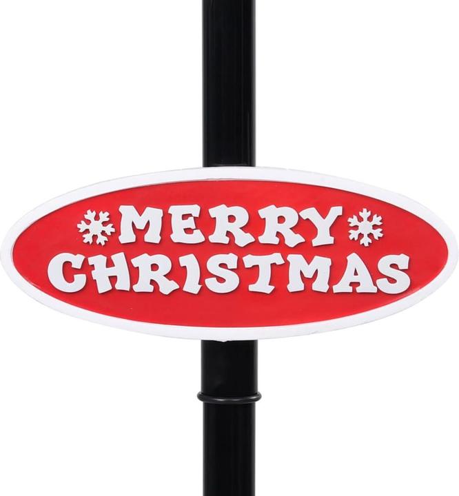 Produktbild vidaXL Weihnachts-Strassenlampe Mit Weihnachtsmann 81 X 40 X Pvc Rot