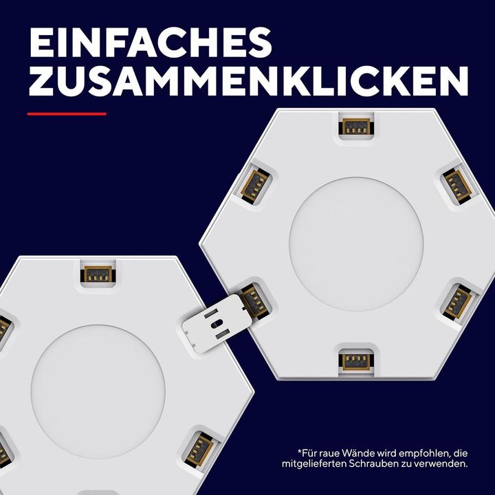 Produktbild Trust Gxt902 Vybz RGB Hexagon Light (Mehrfarbig, RGB)